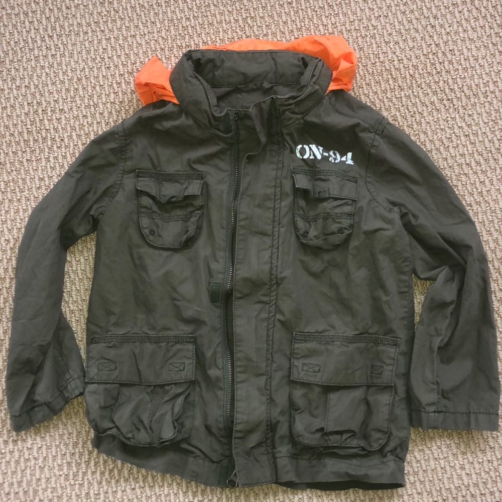 Old Navy Boys 5T jacket with hideaway hood